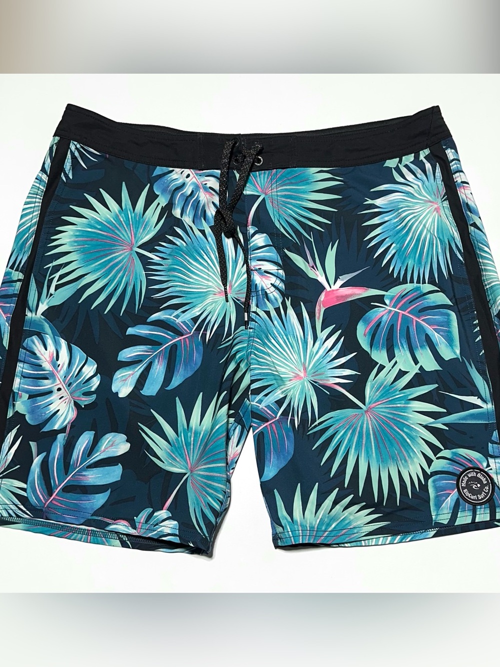 Rip Curl Mirage Size 38 Tropical Floral Stretch Boardshorts Swim Trunks Surf